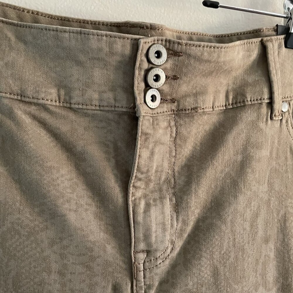 Torrid Women Plus Sz 28R Tan Python Super Soft Jegging Skinny High-Rise Jean NWT - Picture 8 of 15